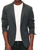 Men's Casual Knit Blazer Suit Jackets Two Button Lightweight Unlined Sport Coat