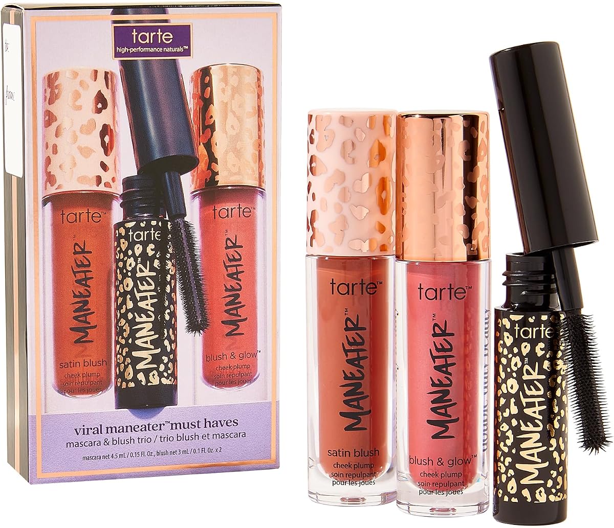 Máscara de pestañas maneater: rizo extremo, volumen y longitud instantáneos, maquillaje de ojos ultracremoso de larga duración de 16 horas