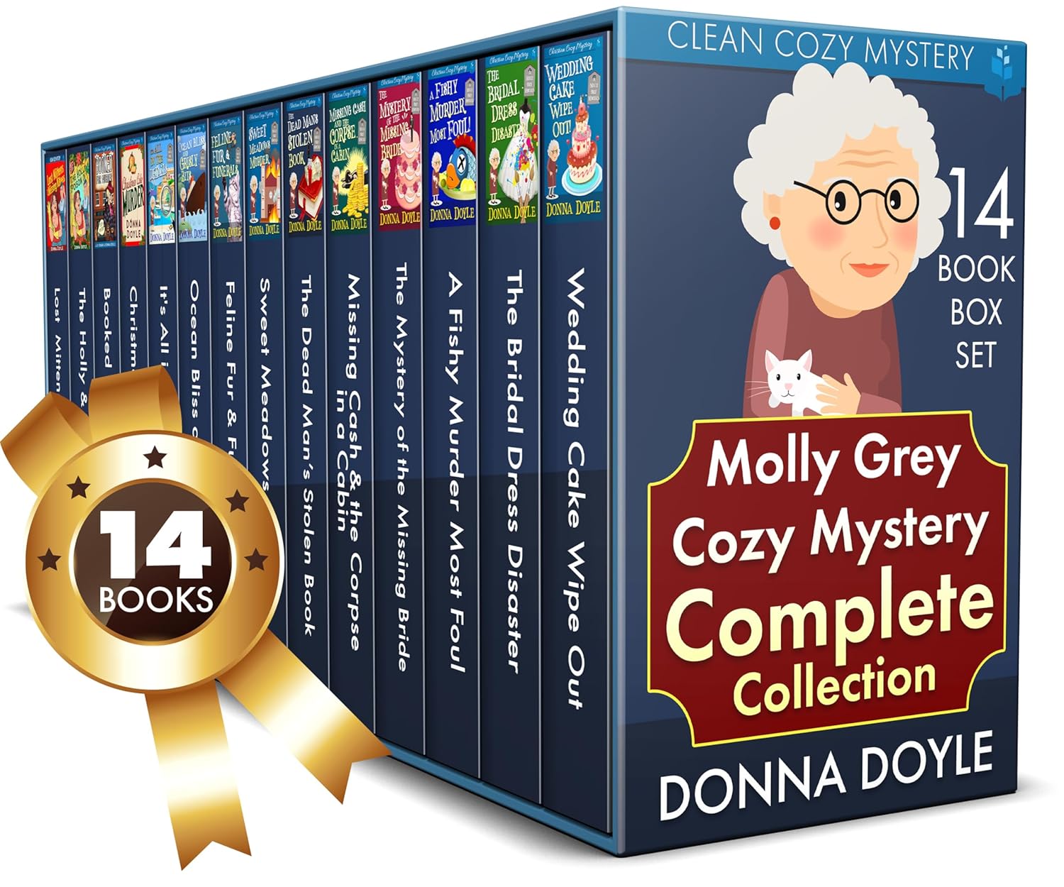Molly Grey Cozy Mystery Complete Collection: Fourteen Fun & Fabulous Cozy Christian Mysteries (Feelgood Cozy Mystery Collection)