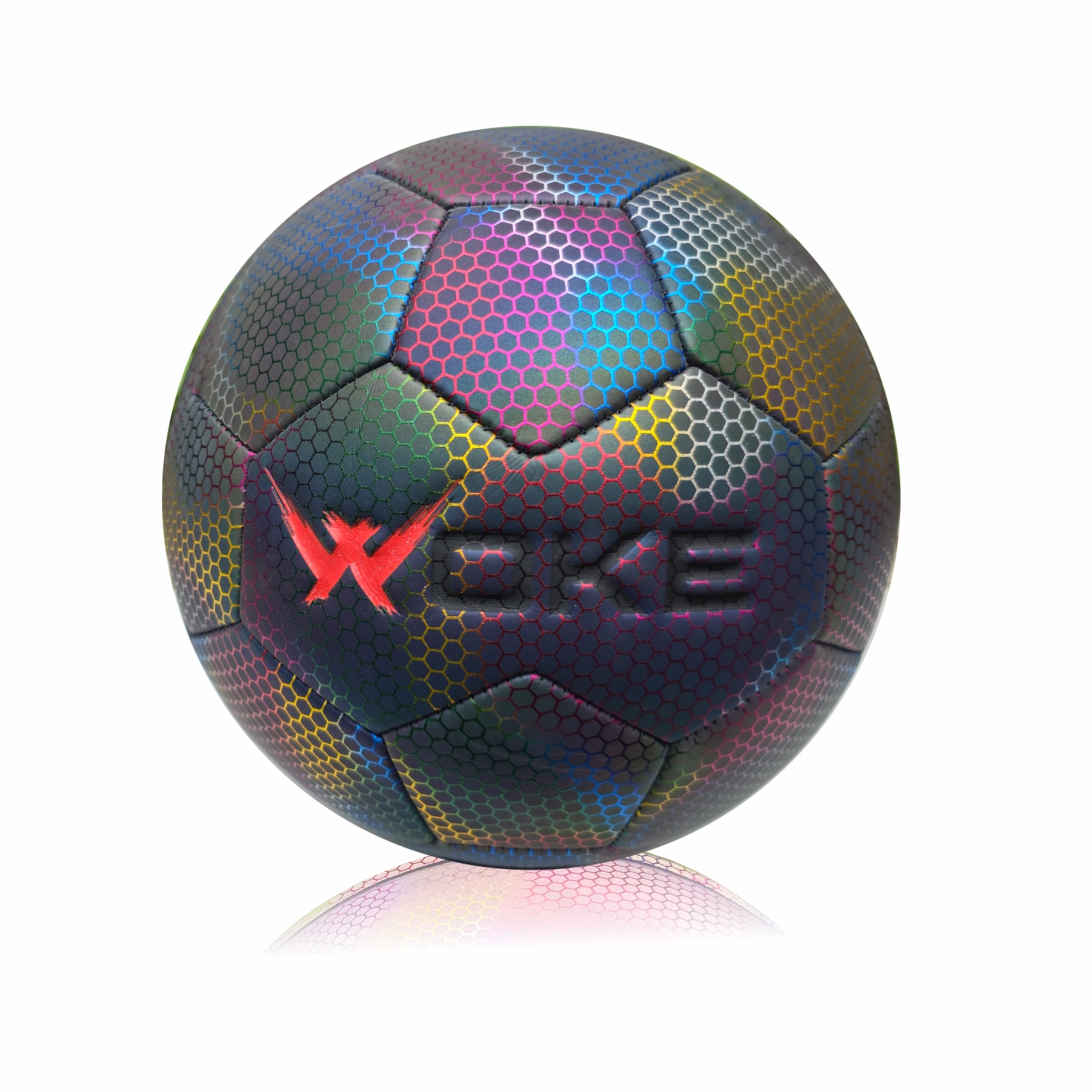 WOKE Vibrant Football Size 5 with Glowing Holographic Design- Official Match Quality Ball for Men, Women, and Kids (B0CDLJYJRN) Amazon Price History, Amazon Price Tracker