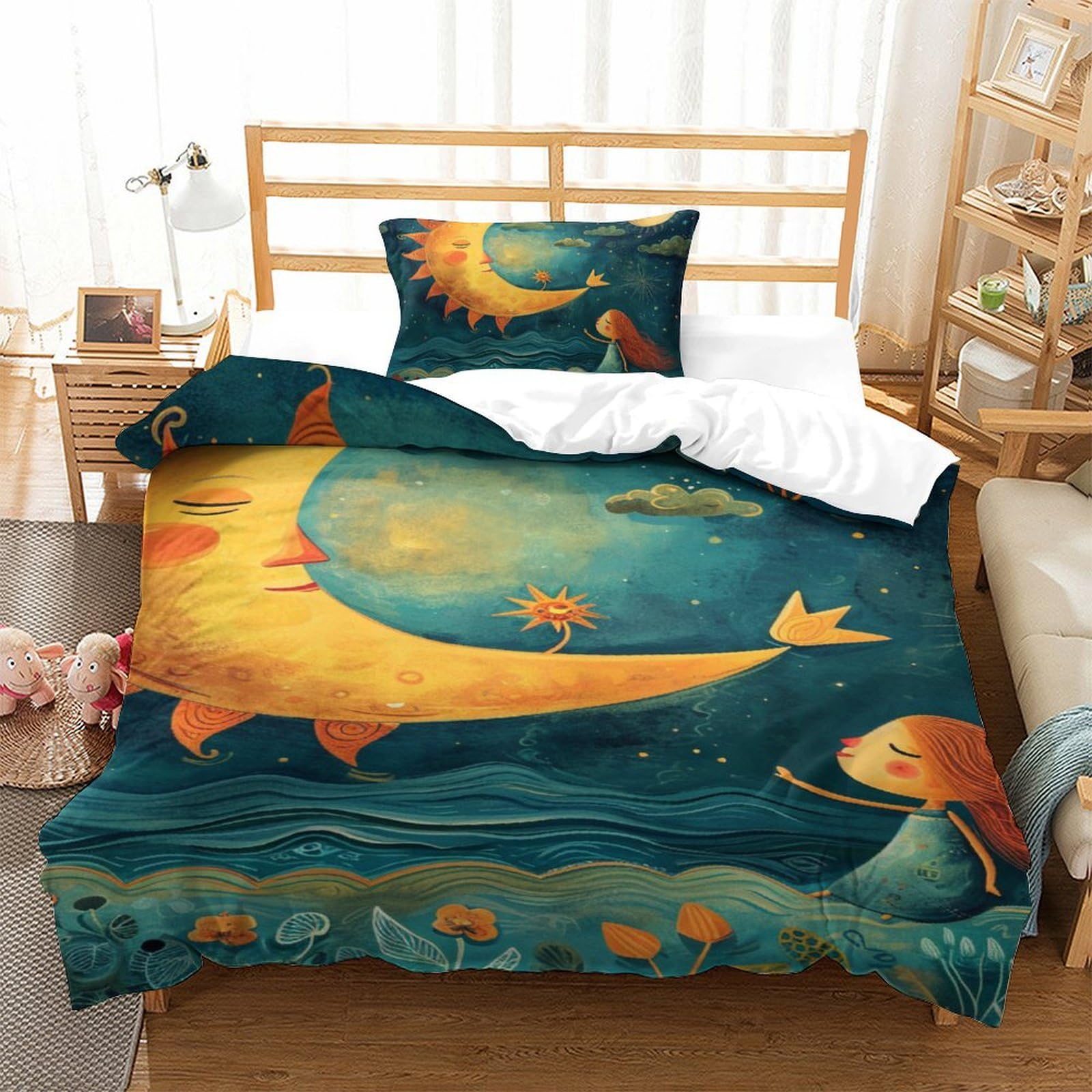 Housse de couette ciel étoilé 3D pour transformer votre chambre d'amis