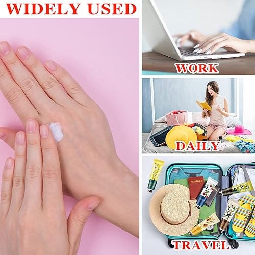 Miniatura 7 de Paquete de 5 fragancias botánicas naturales para manos, crema de manos para manos agrietadas y de trabajo, mini loción hidratante para manos, tamaño