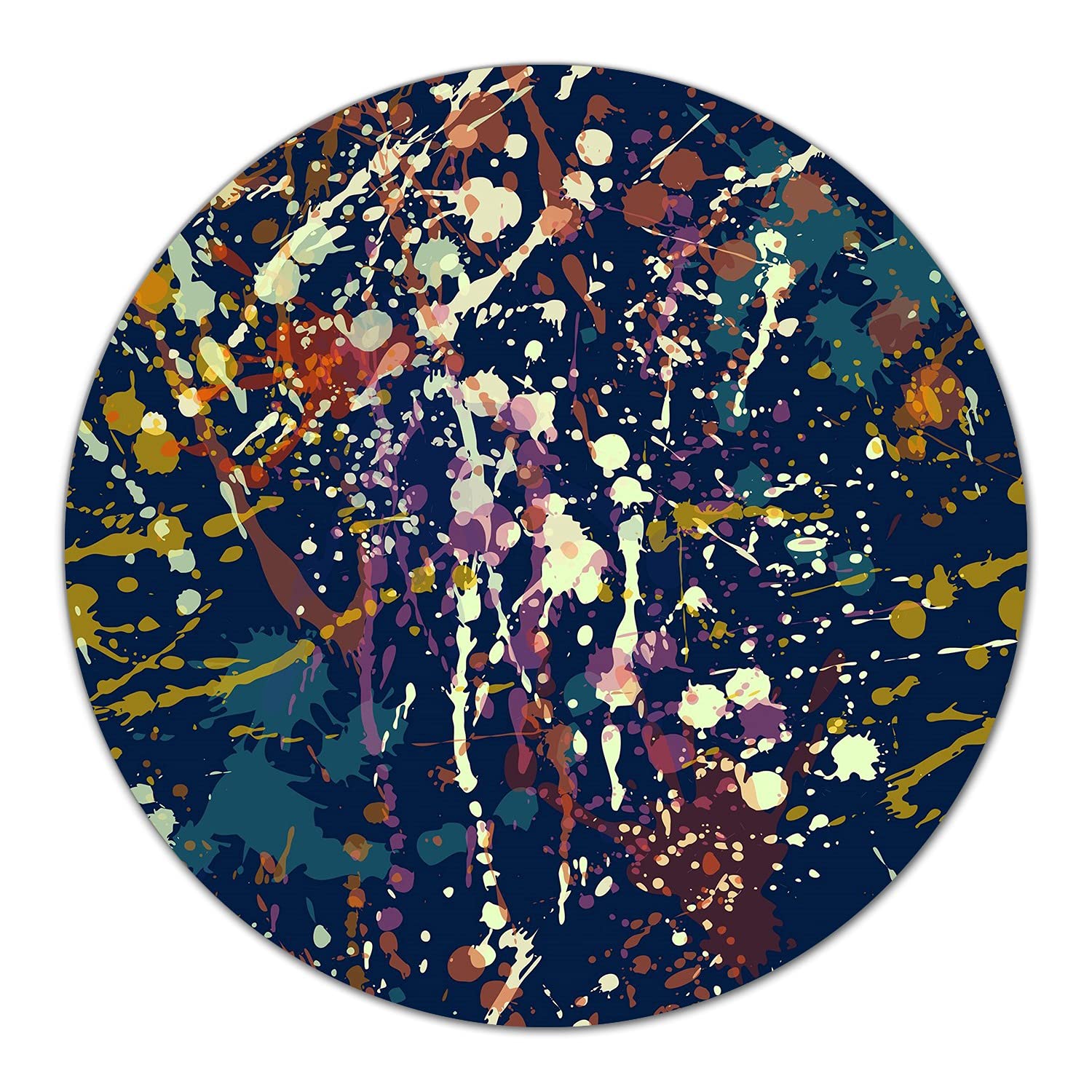 Planche à découper en verre trempé pour éviter les rayures sur plaque induction ronde 40 cm