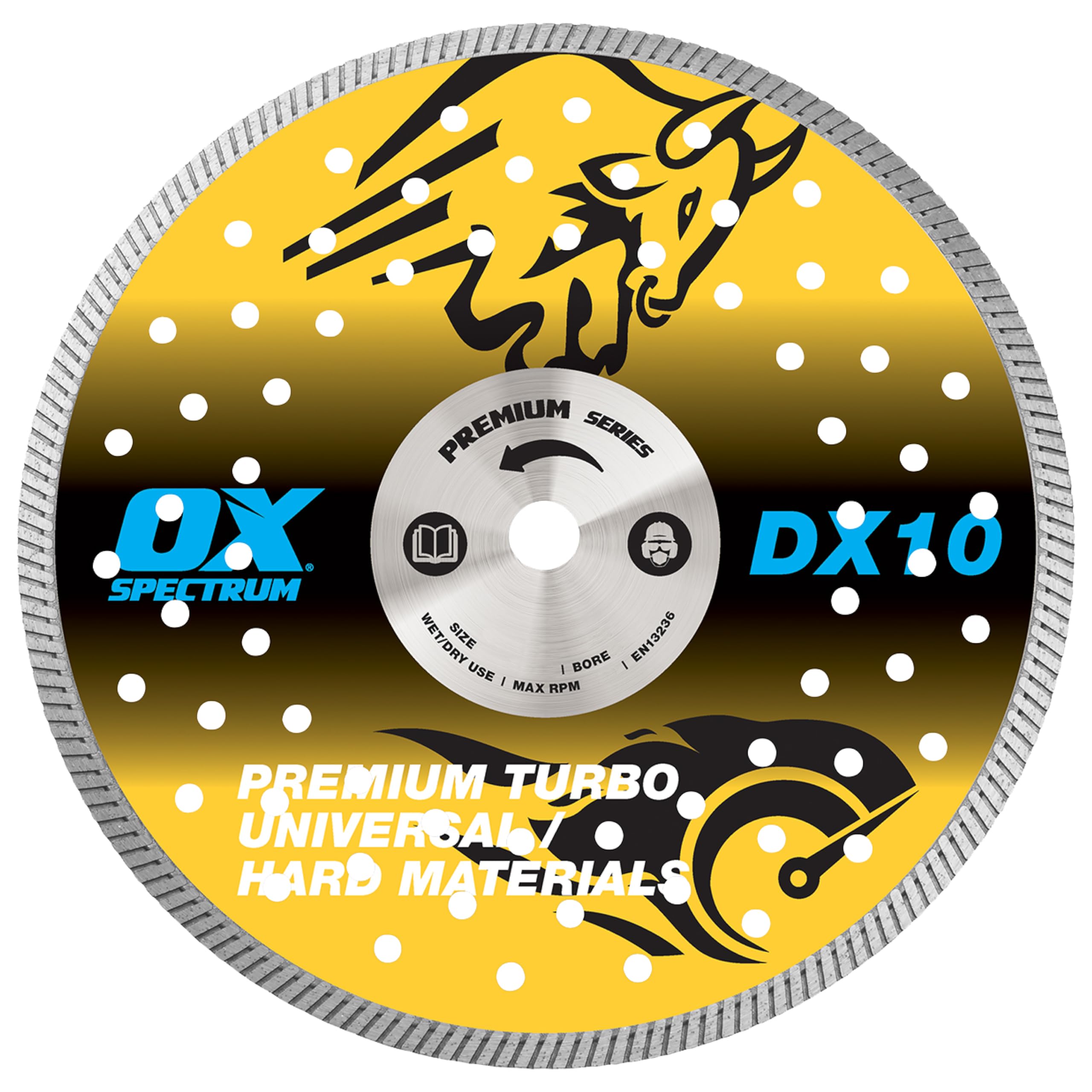 Ox Spectrum Premium Diamond Blade - Universal/Hard - 150/22.23Mm