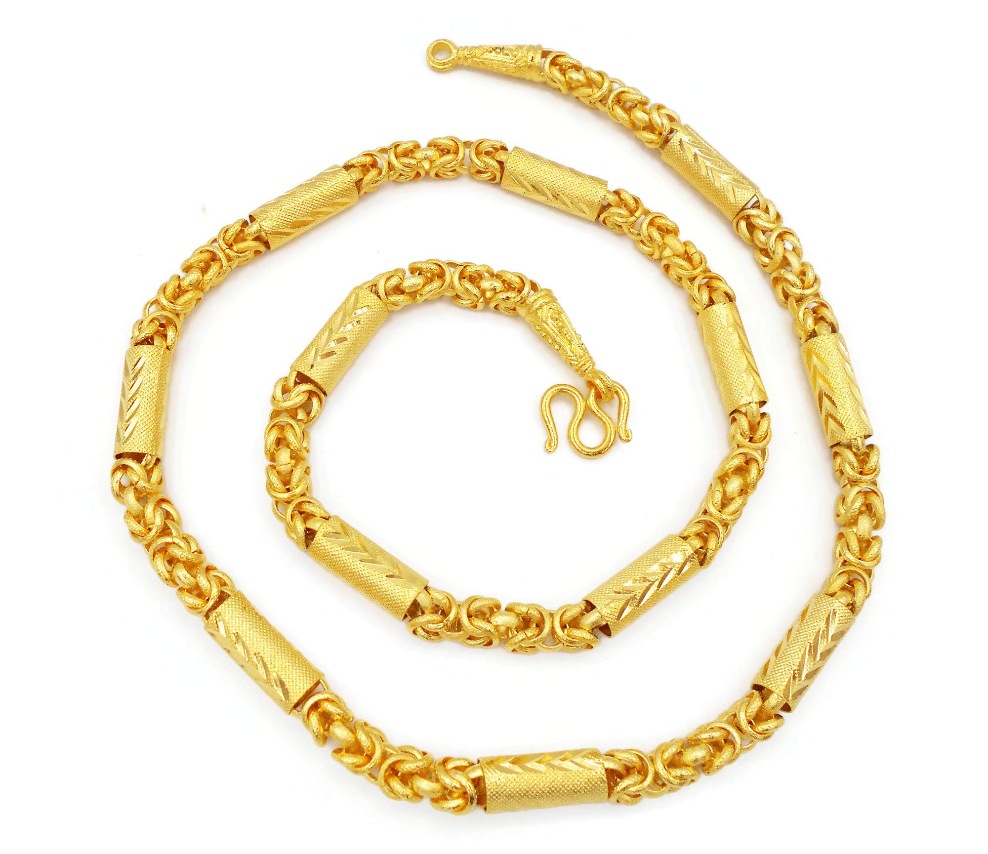 arrawana77 Mix Chain 22K 23K 24K Thai Baht Yellow Gold Necklace 26 