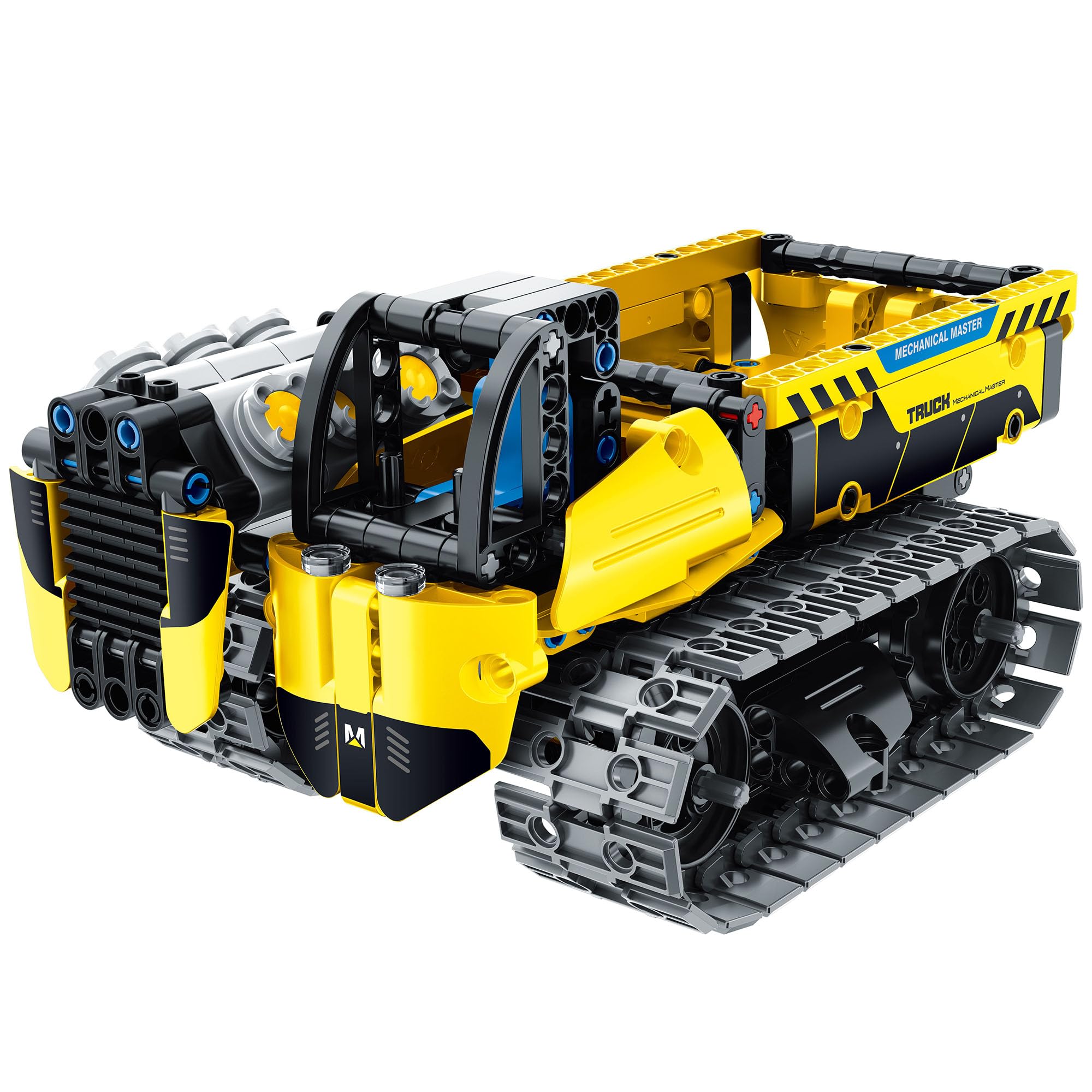 iM.Master STEM Academy: Mechanical Master - R/C 3 en 1: Crawler & Bulldozer -452pc- Vehículo Modelo de Ladrillos, Control Remoto, Juego de Actividades de Bloques de construcción