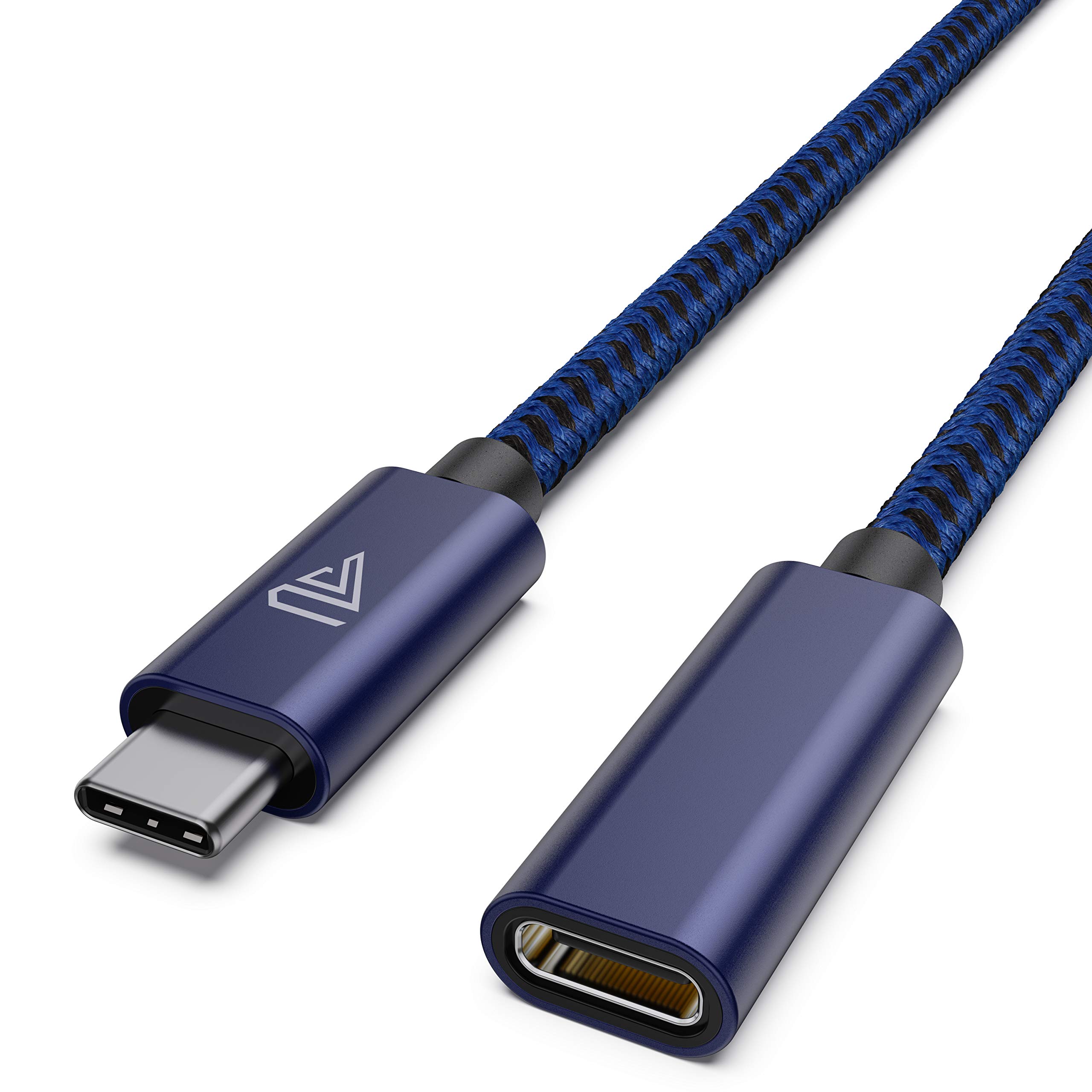 Faracent USB Type C Extension Cable, (6Ft/1.8m) USB 3.1 (5gbps) Male to Female Extender Braided Data Cord for MacBook Air M4 M3 Pro, iPad Pro,Pixel,