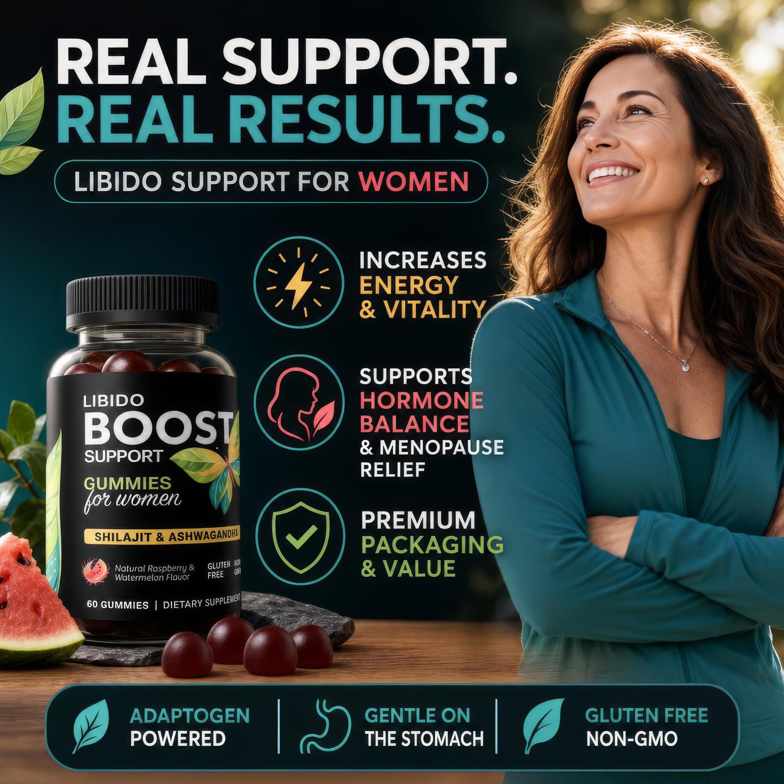 Libido Support for Women Gummies - Fast Acting Intimacy Gummies — Amazon image 3