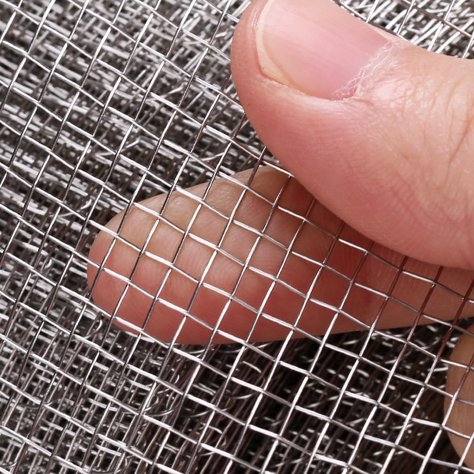 Grillage INOX Treillis Metallique,Grillage INOX 6 Mesh Multifonction Tissu De Treillis Métallique pour Les Armoires De Protection en Métal avec Écran De Jardin (Size : 1x1m)