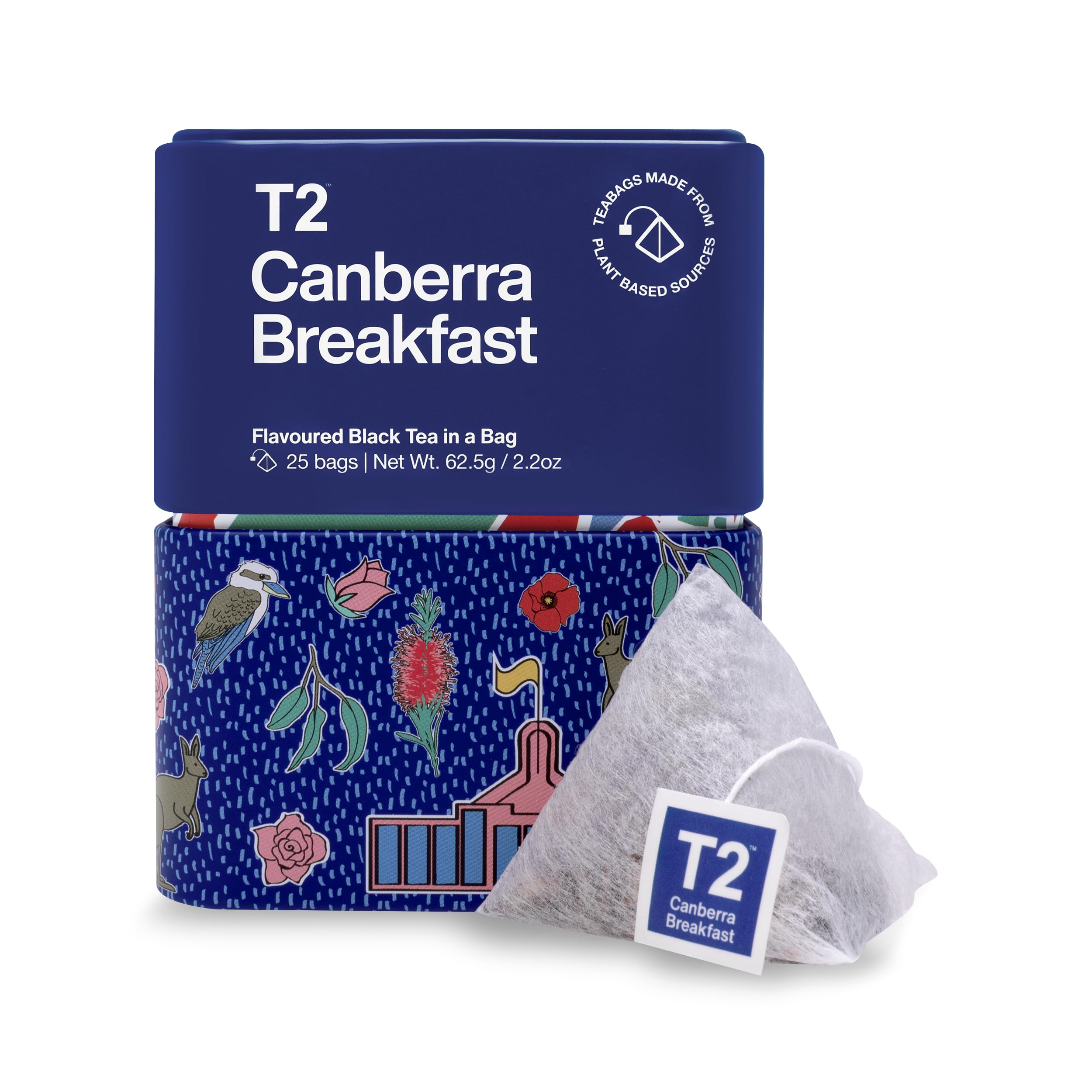 飲料・酒 オーストラリア T2Canberra &Sydney Breakfast茶葉3缶