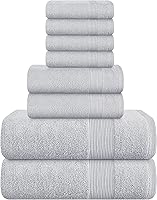 Vista 71 de Belizzi Home: Juego de 2 toallas grandes de baño de algodón de alta calidad, 35x70 pulgadas, algodón 100% puro, ideal para uso diario, ultrasuave