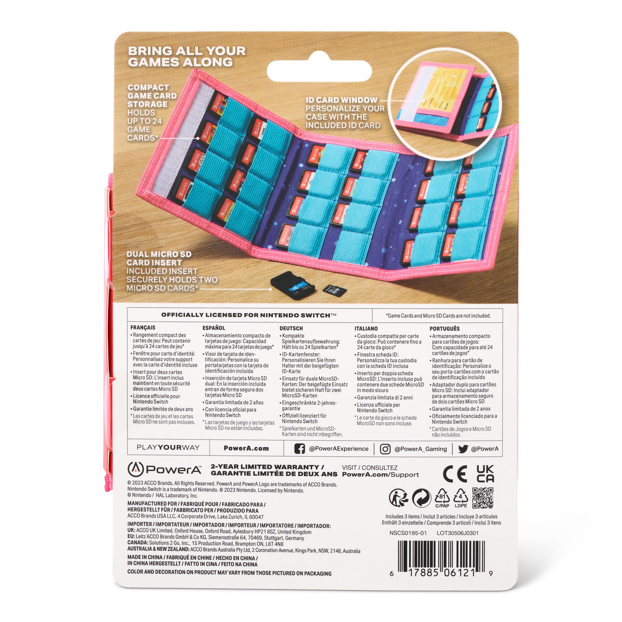 Amazon.com: PowerA Trifold Game Card Holder for Nintendo Switch