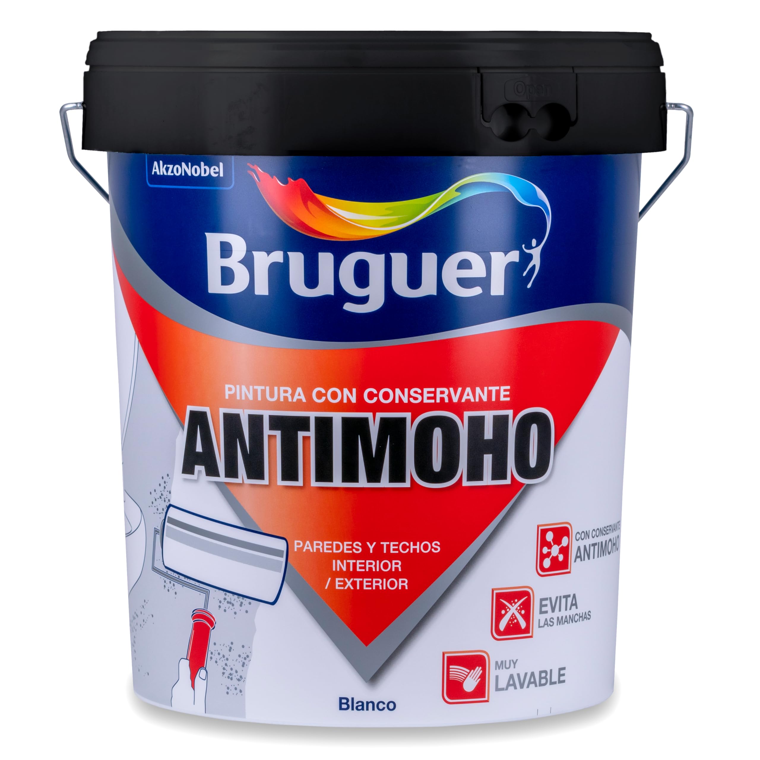 Bruguer Pintura con Conservante Antimoho Mate Blanco 4 L