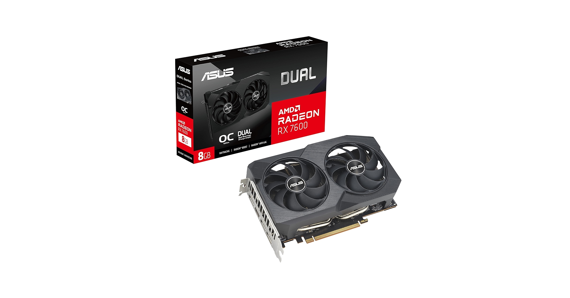 Amazon.com: ASUS Dual Radeon RX 7600 V2 OC Edition 8GB GDDR6