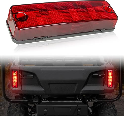 Luz trasera LED para Pioneer 700 1000, 1 unidad Plug and Play de luz trasera roja de freno trasero para Honda Pioneer 520 700 1000 2014-2024