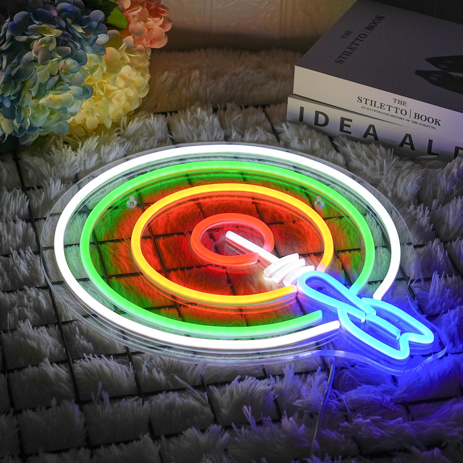 LEDネオン ライト ダーツボード ネオンサイン Amazon.co.jp: LMSIGNLY ダーツボード ダーツネオンサイン ダーツ