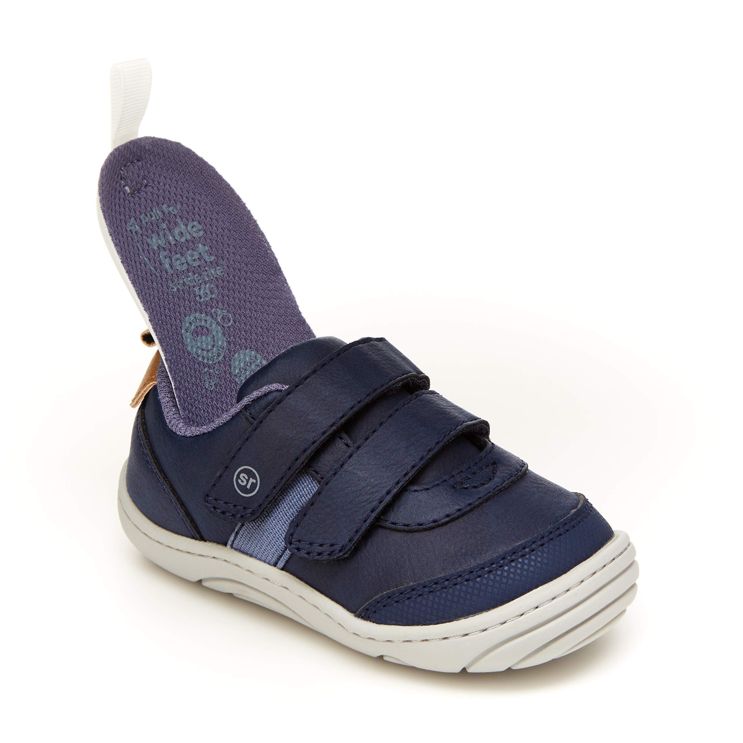 Stride Rite 360 Boys Wilbur Sneaker, Navy, 3 Little Kid