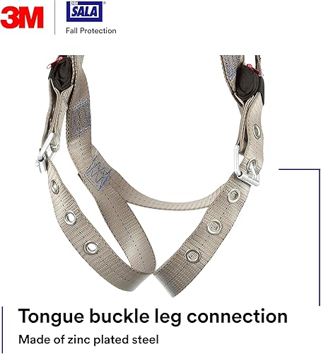 Miniatura 3 de 3M DBI-SALA ExoFit X100 Comfort Vest - Arnés de escalada para protección contra caídas, OSHA, ANSI, anillos en D delanteros y traseros, correas de