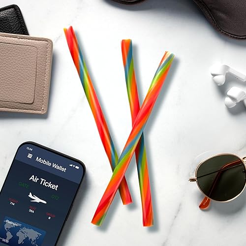 Miniatura 31 de SweeTarts Mini bastones de caramelo navideños, dulces navideños, rellenos de calcetines de Navidad para niños, caja de 4.8 onzas