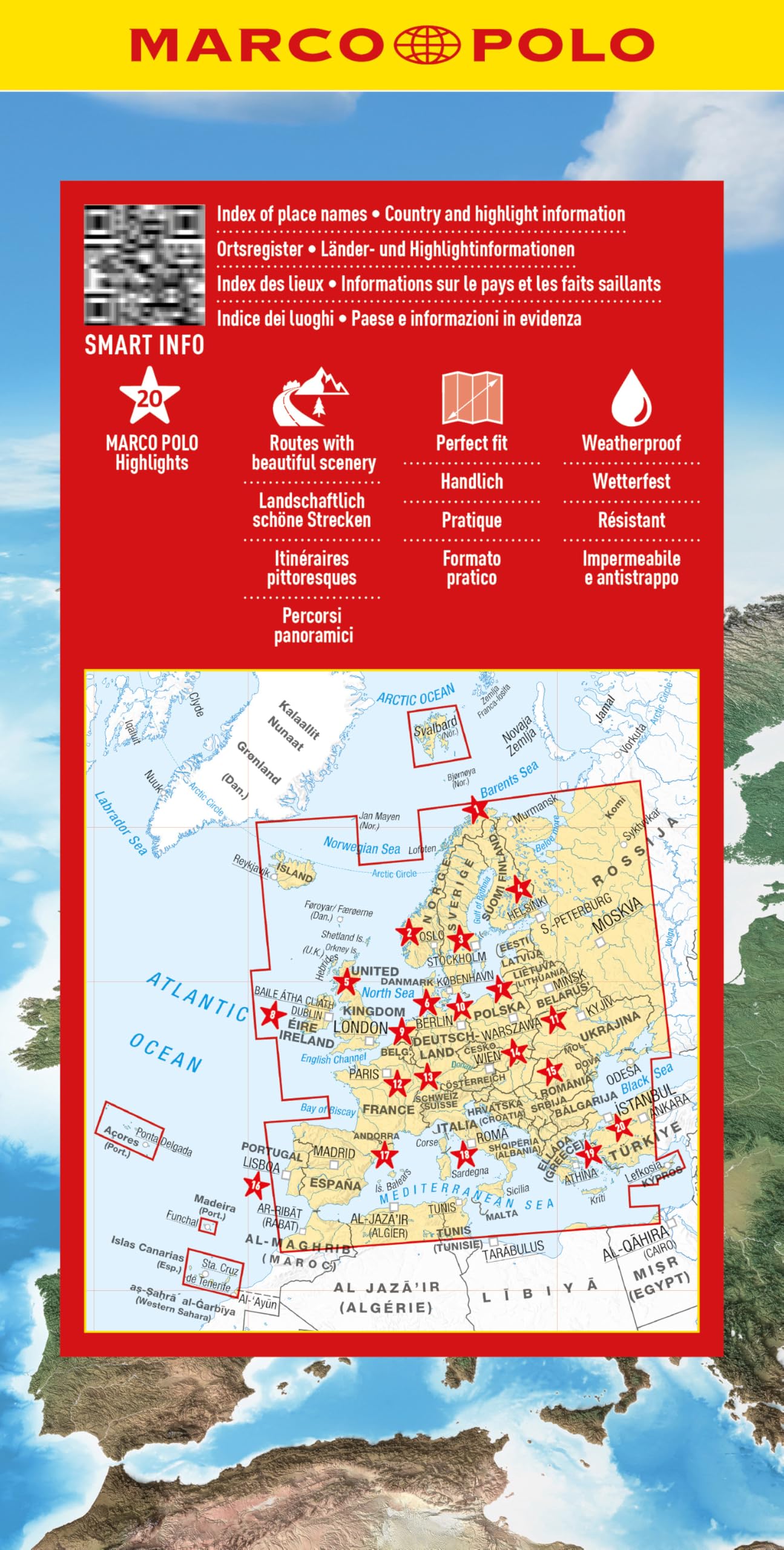 Europe Marco Polo Map