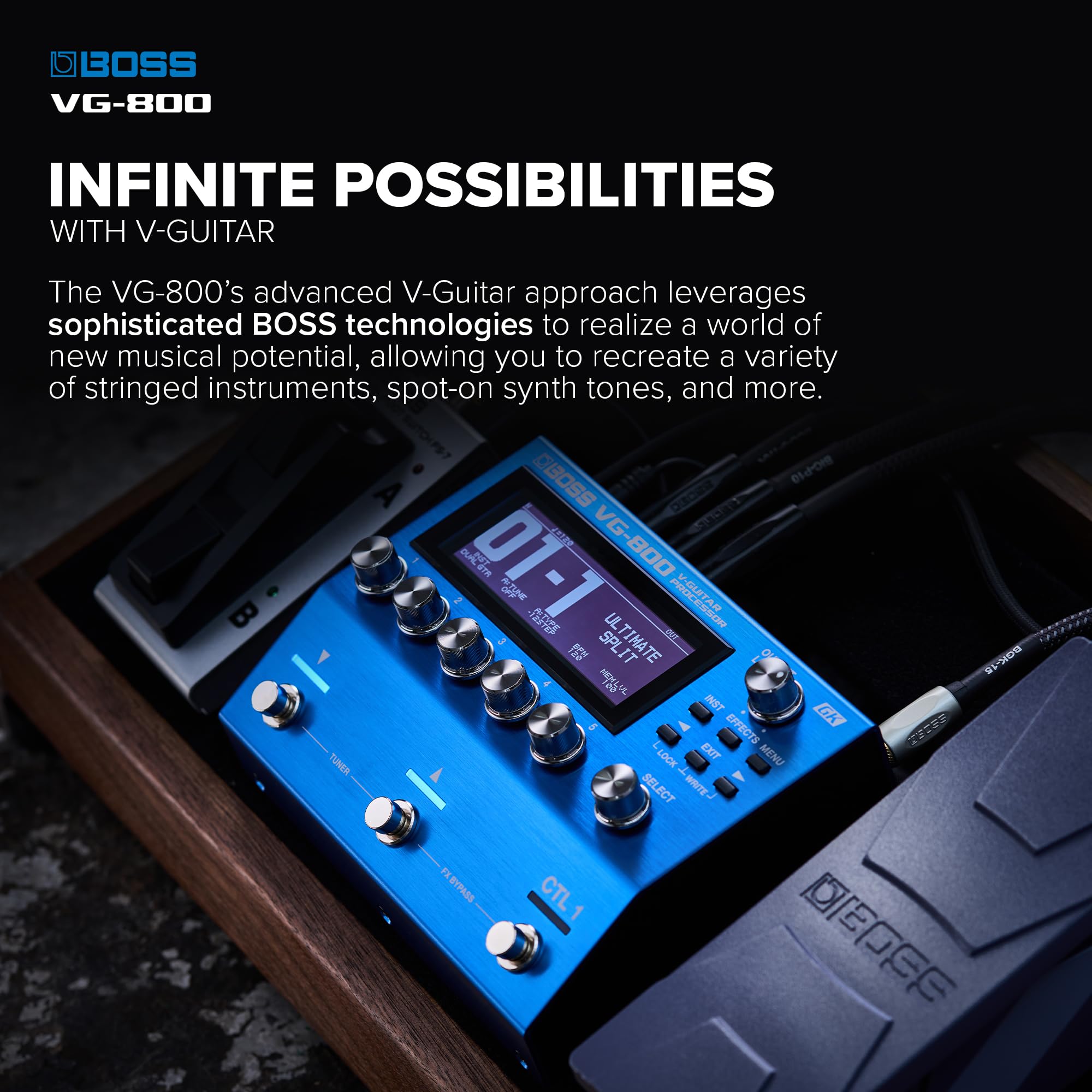 Boss VG-800 V-Guitar Processor for Guitar and Bass : Amazon.in