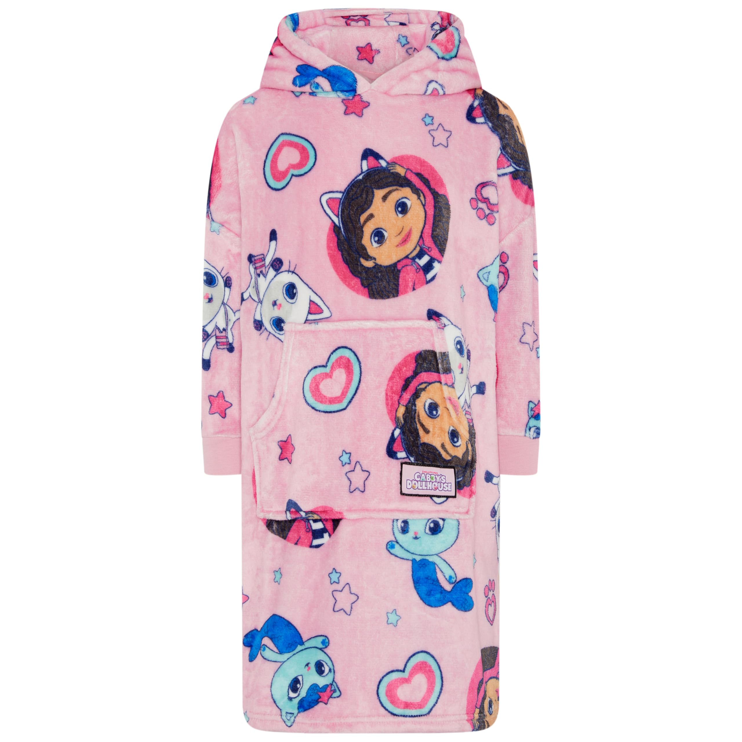 Gabby's Dollhouse Oversized Wearable Blanket Hoodie - 3-4 Years 104cm