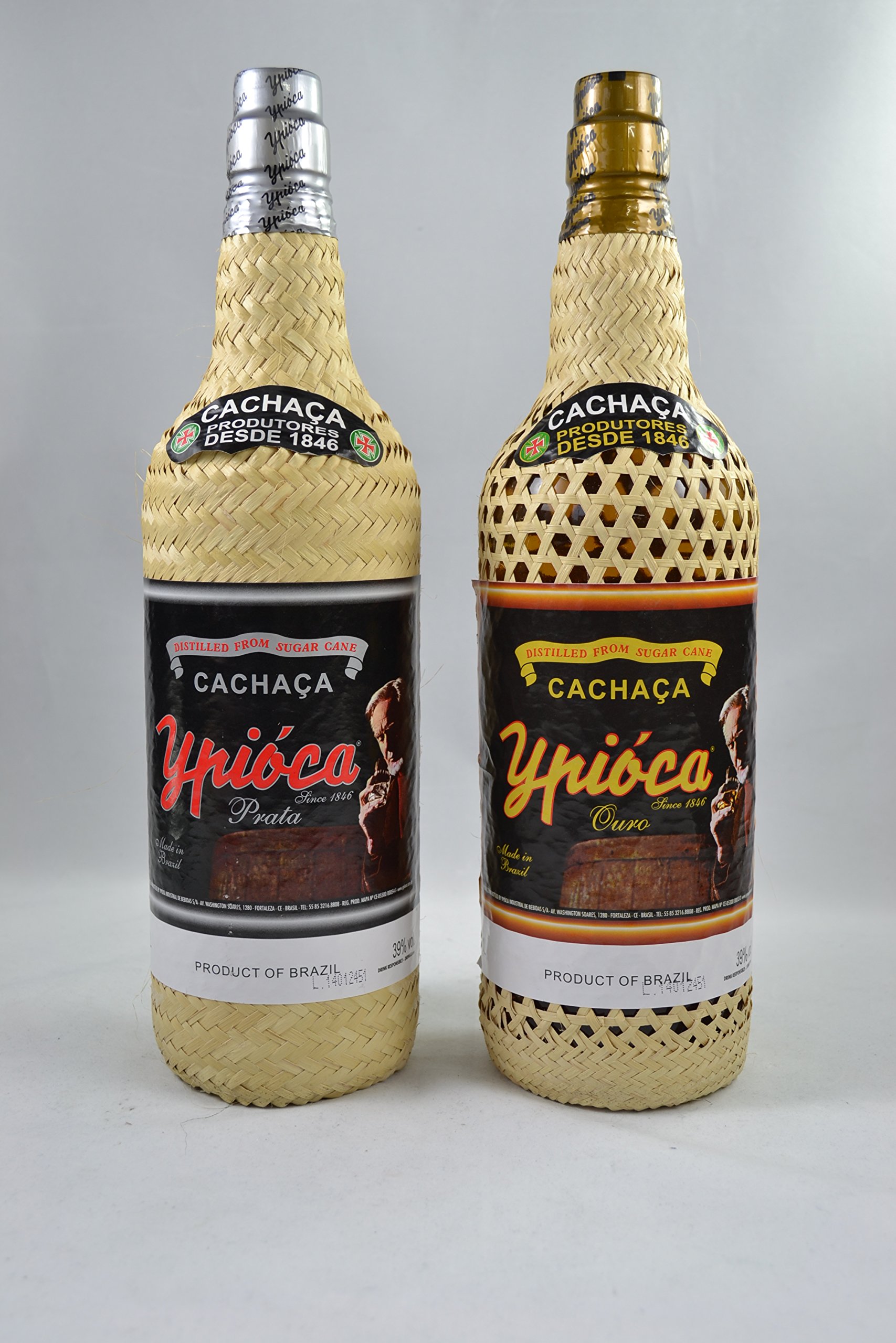 Ypióca Cachaça Ouro 1 x 1,0 Liter + Ypióca Cachaça Prata 1 x 1,0 Liter