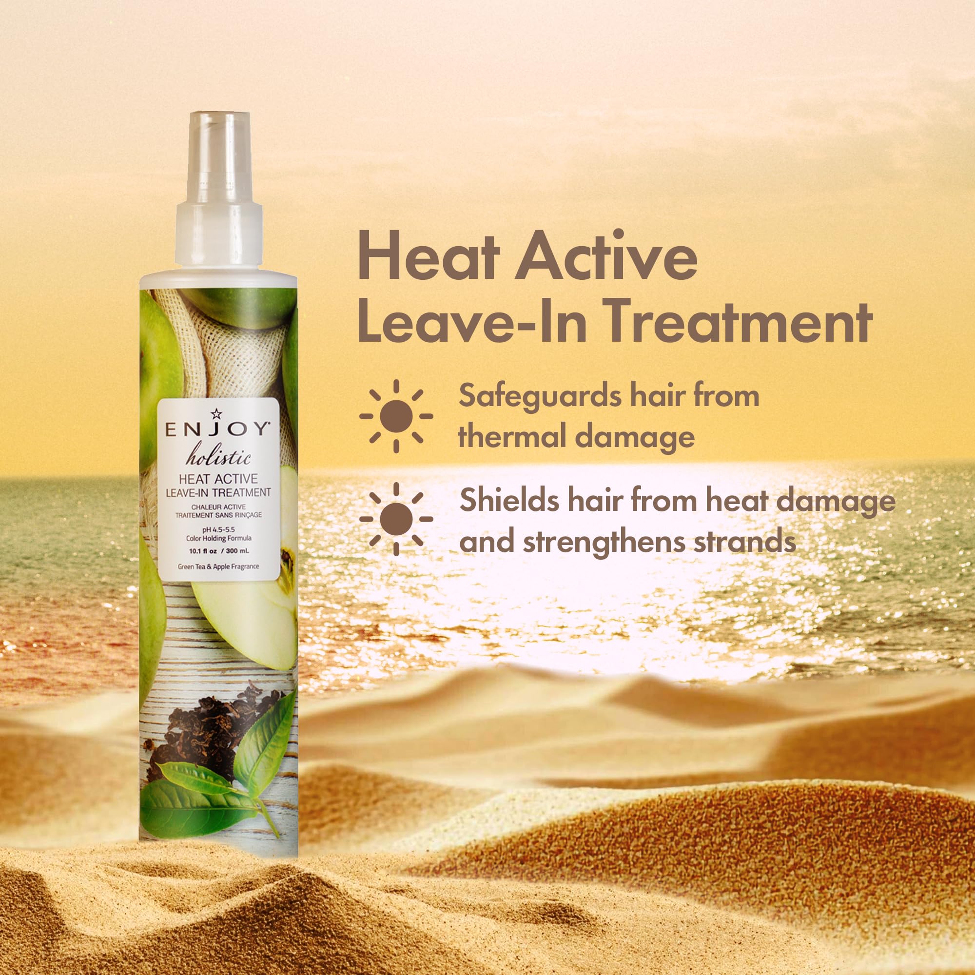 Amazon.com: Enjoy Holistic Heat Active Leave-In Treatment 