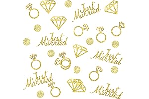 AIEX 300pcs Gold Wedding Table Confetti