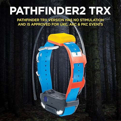 Miniatura 4 de Dogtra Pathfinder 2 TRX - Receptor adicional para perro, rastreador GPS LED de cuello azul claro, compatible con reloj inteligente, recargable,