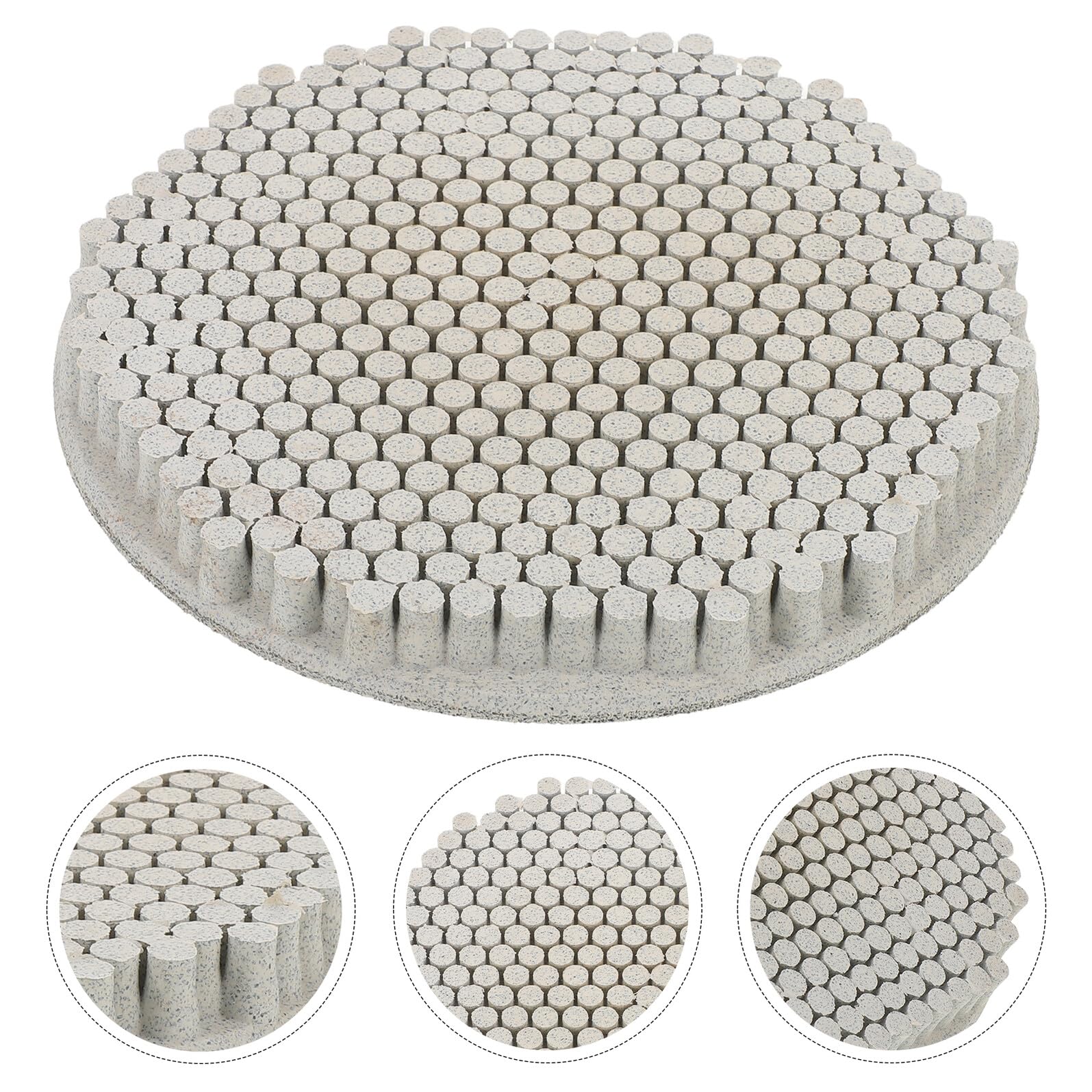 SHINEOFI segment szlifierki z podstawą ceramiczną akcesorium do młynka z podstawą ceramiczną ceramiczna tarcza szlifierska do spodu tarcza szlifierska Light Grey