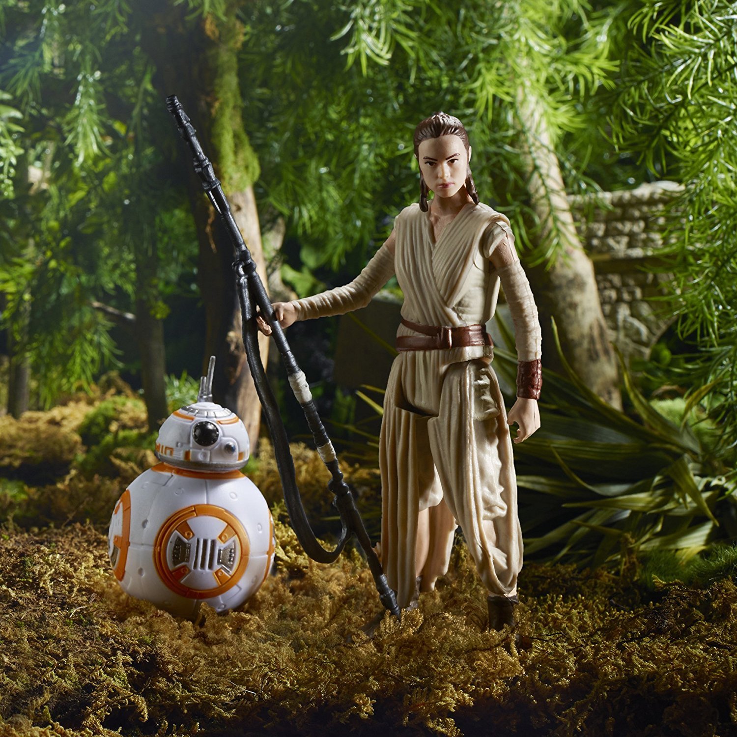 Star Wars Force Awakens Takodana Encounter 4 figurka zestaw zabaw, Rey Finn Maz Kanata BB-8