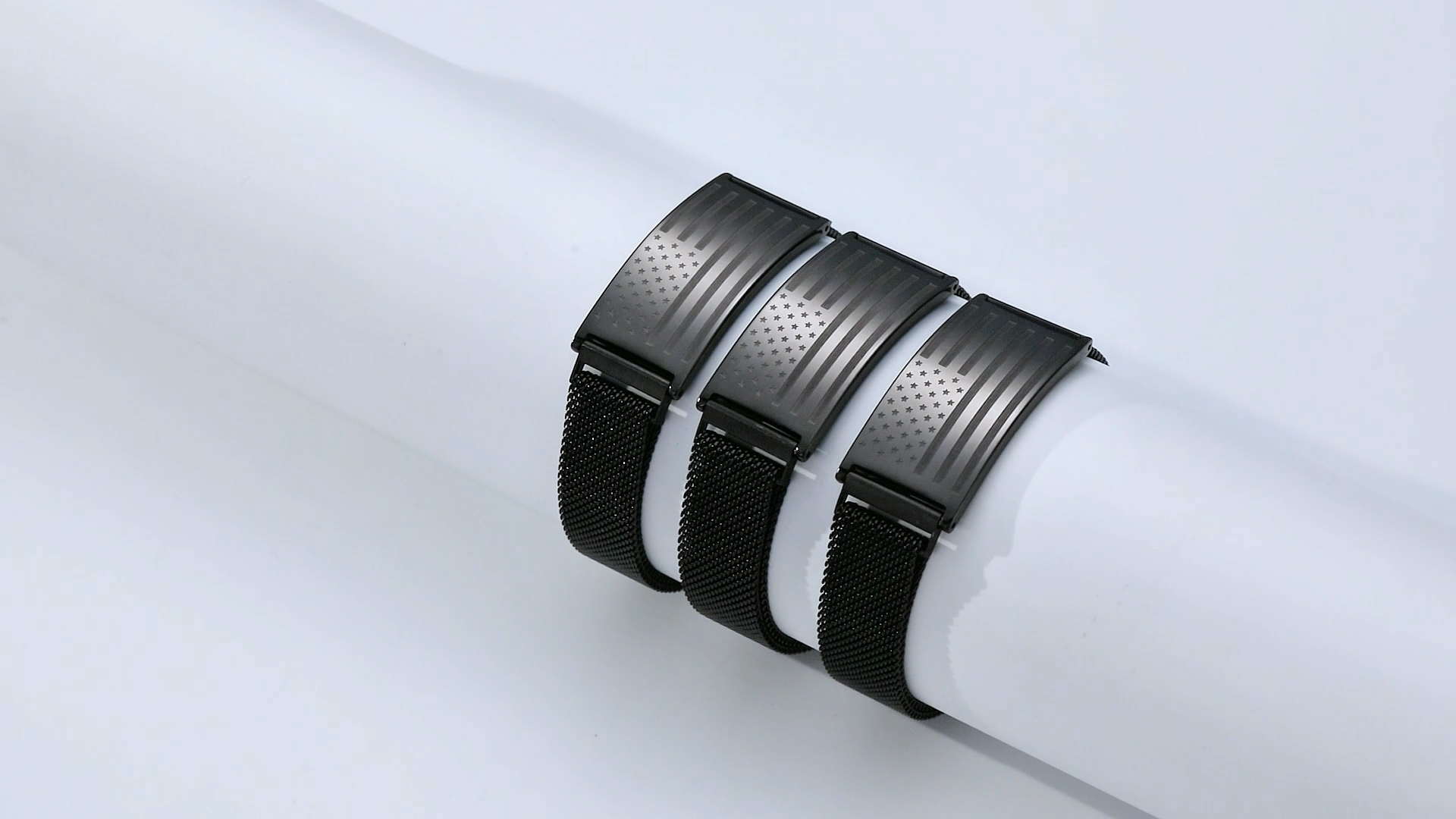 Pulsera para hombre con bandera americana acero inoxidable miniatura 7