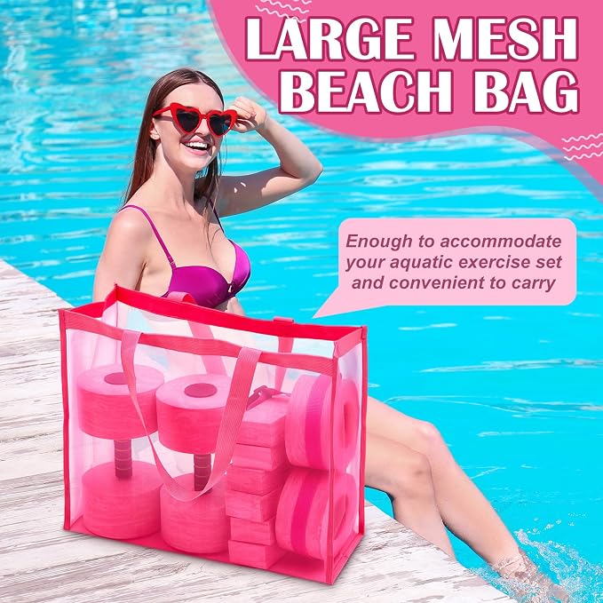 Set acuático para ejercicio con 6 piezas y bolsa de malla miniatura 4