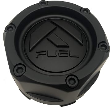1003-48MBMB - Fuel Matte Black with Matte Black Emblem Wheel Center Cap