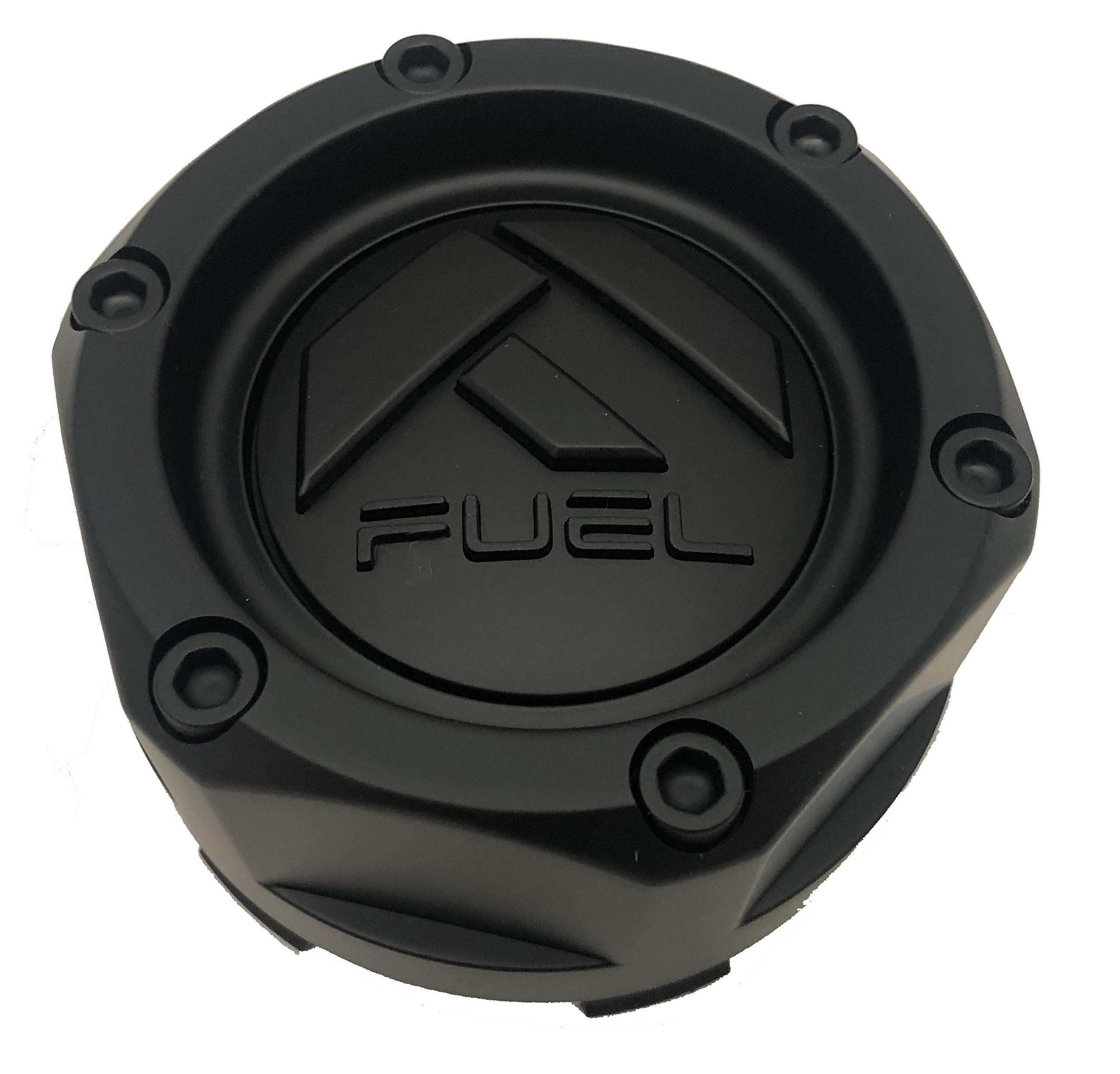 1003-48MBMB - Fuel Matte Black with Matte Black Emblem Wheel Center Cap