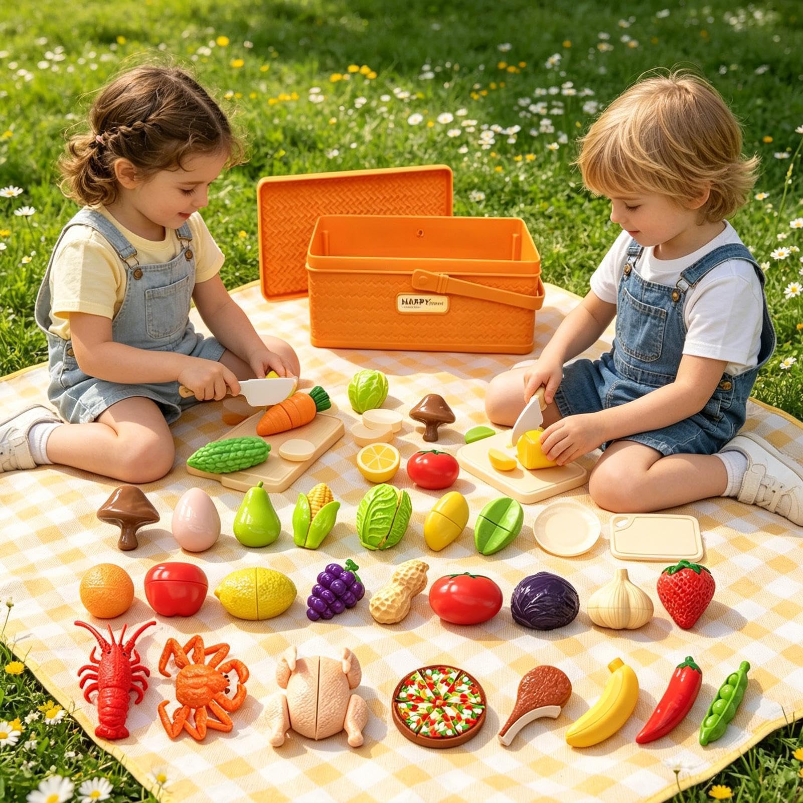 Cocina Alimentaria Infantil - Promueve Coordinación Mano Educativo | Set De Corte De Alimentos Para | Niños Niñas 3 a 7 Años Materna Casa Viaje