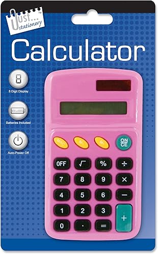 Just StationeryCalculadora de bolsillo, varios colores