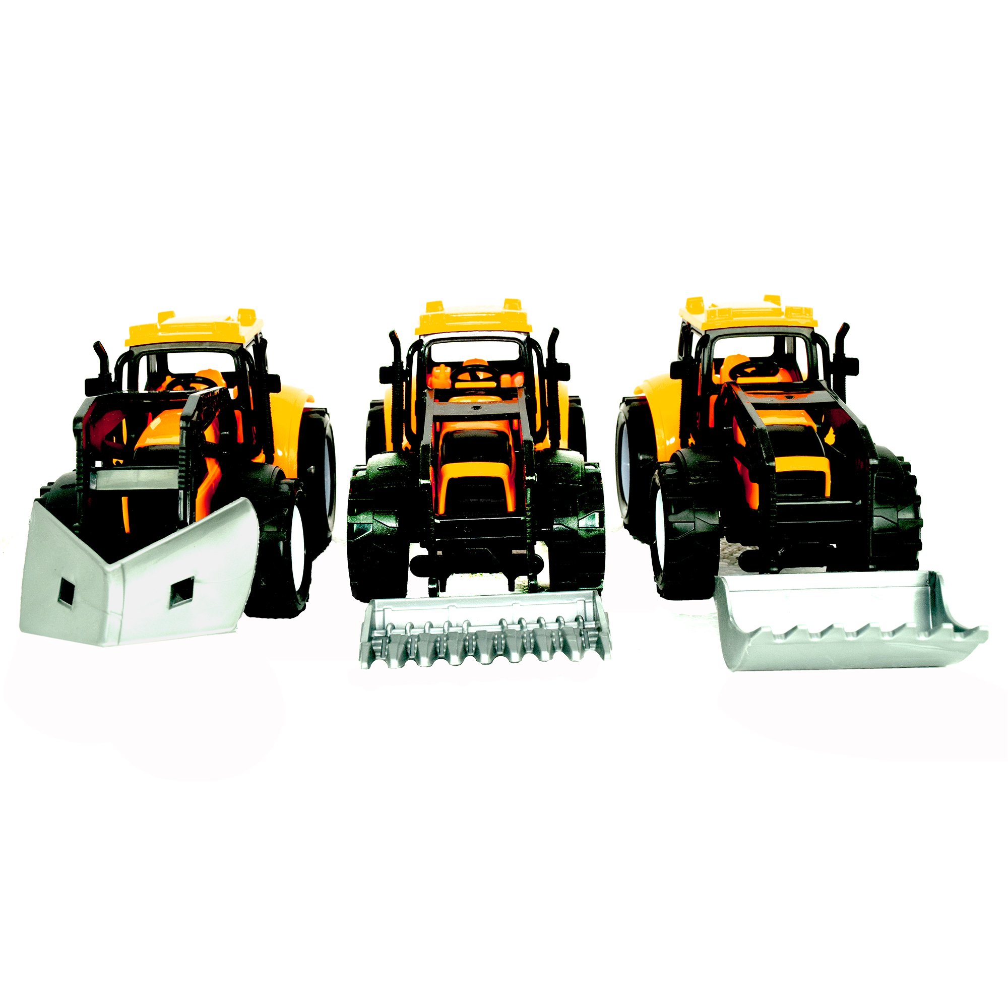Under Construction Vehicle Truck Toy (Set of 3)_Black
