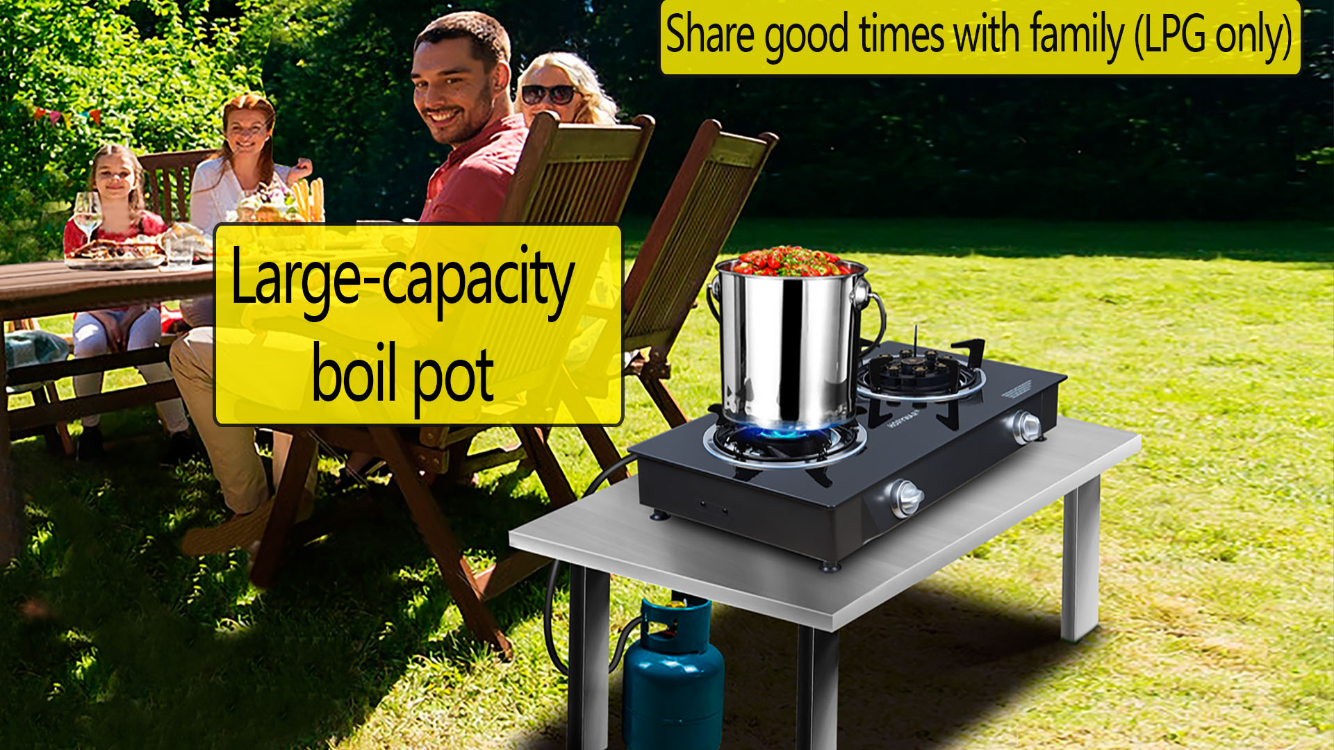 Amazon.com: Horynar Propane Stove 2 Burner Gas Stove Novel 9