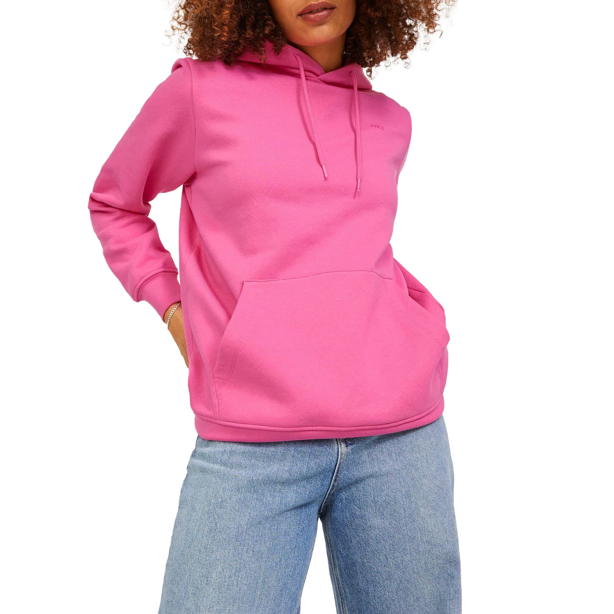JJXX Women's Jxabbie RLX Ls Every Hood SWT Noos Sweatshirt, Carmine Rose, S