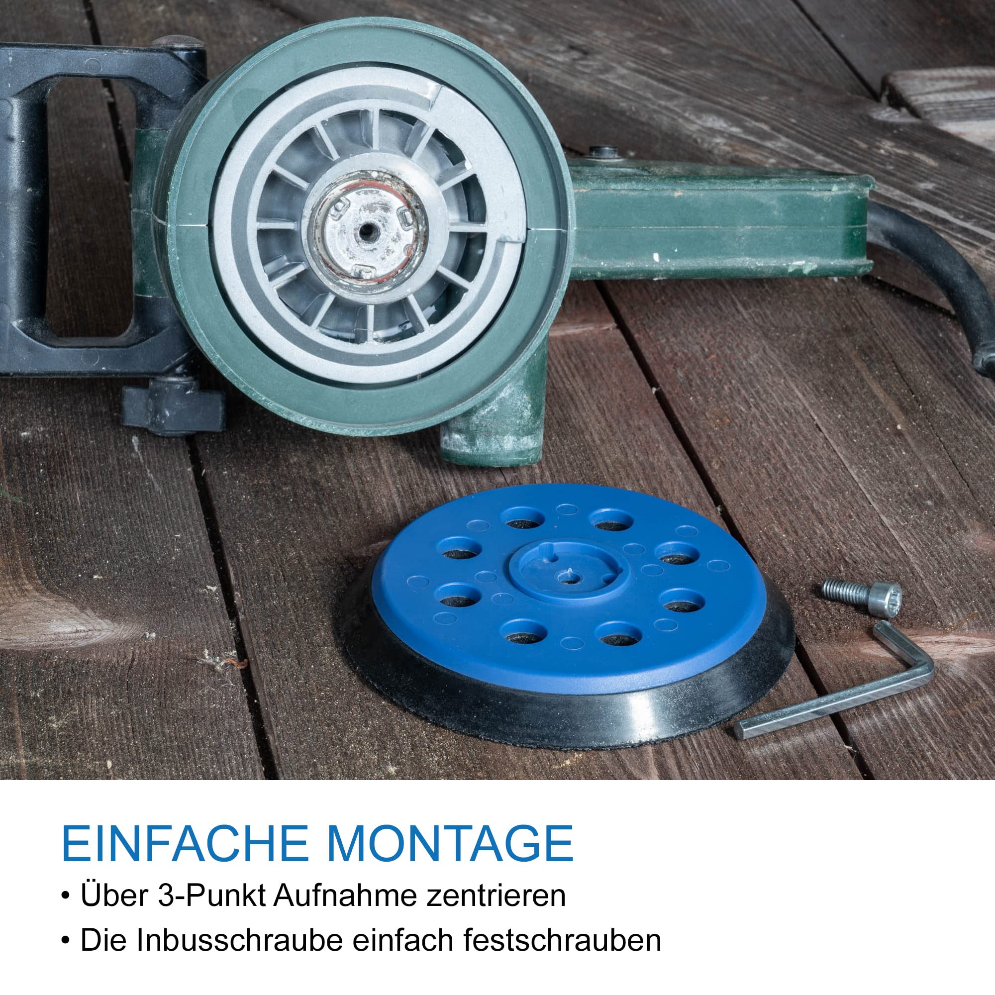 Schleifscheibe 125mm Für Bosch PEX - Hartes Schleifpad Für Exzenterschleifer