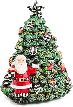 Amazon.com: MACKENZIE-CHILDS Christmas Tree Rotating Music Box Amazon.com: MACKENZIE-CHILDS Christmas Tree Rotating Music Box