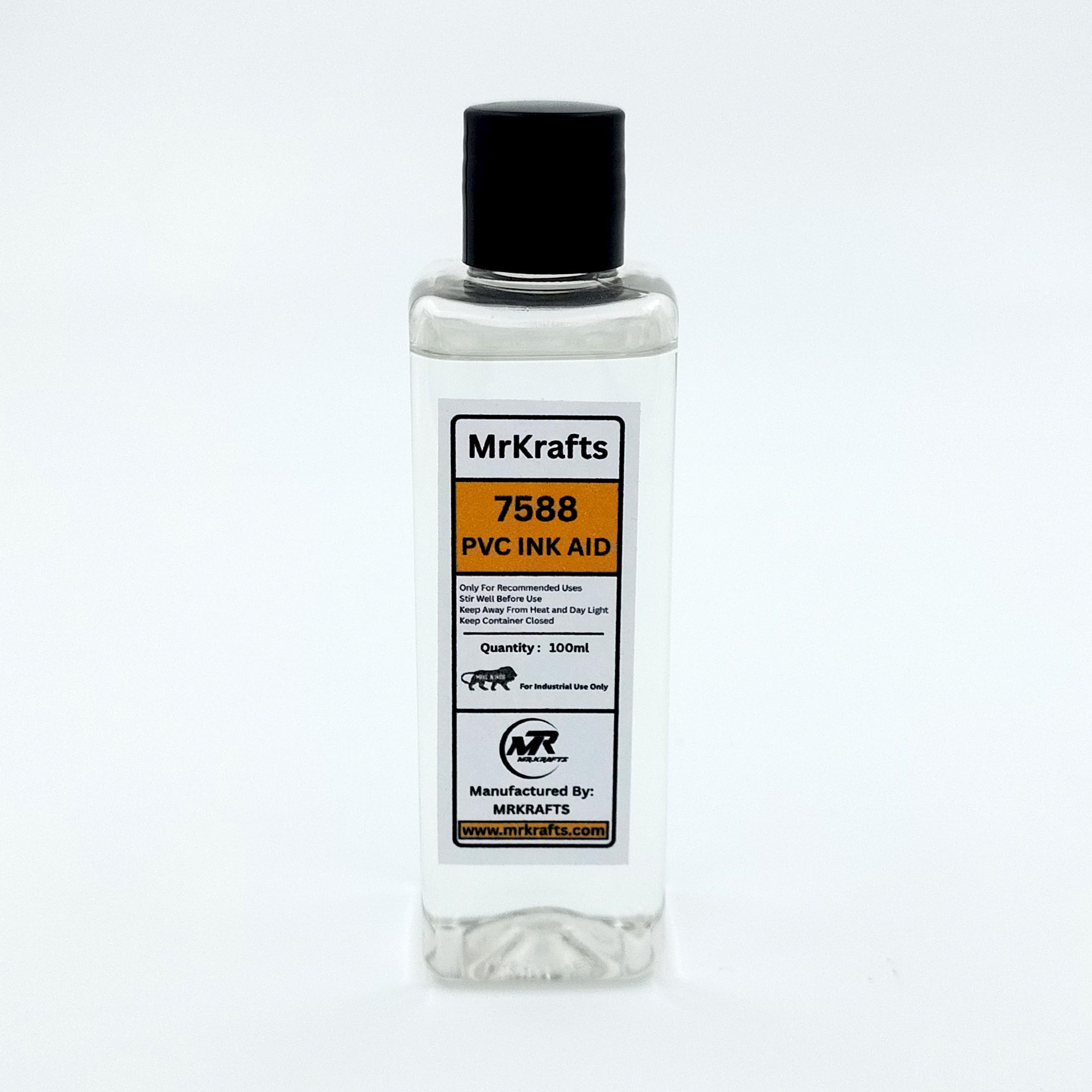 PVC Ink Aid/Reducer for Screen Printing 100ml. Improves Flow, Print Quality and Compatible with PVC Inks.