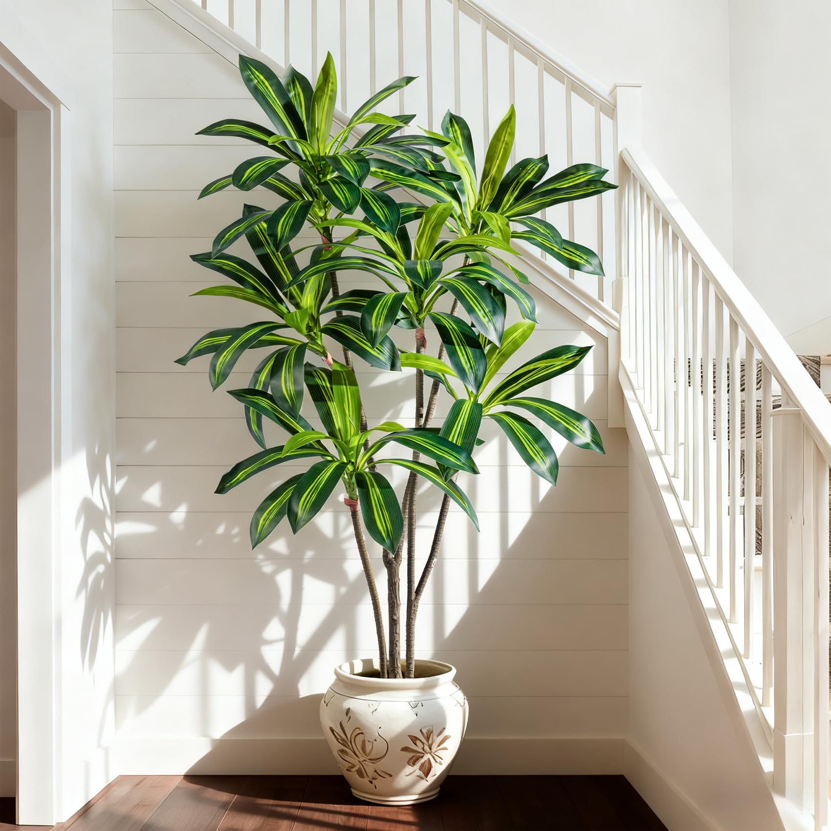 Photo 1 of Kgabbke 4ft Artificial Dracaena Tree