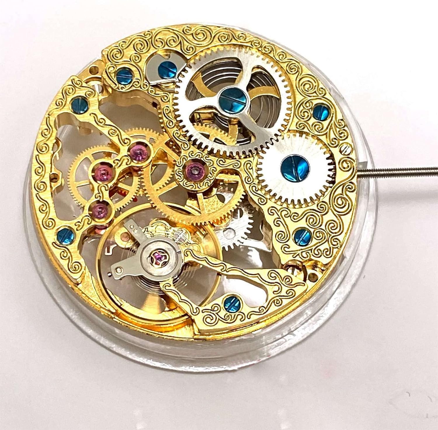 21600 bph Hollow Skeleton 6497 Movement Hand Winding fit for Vintage Men's Watch Accessories Accessory