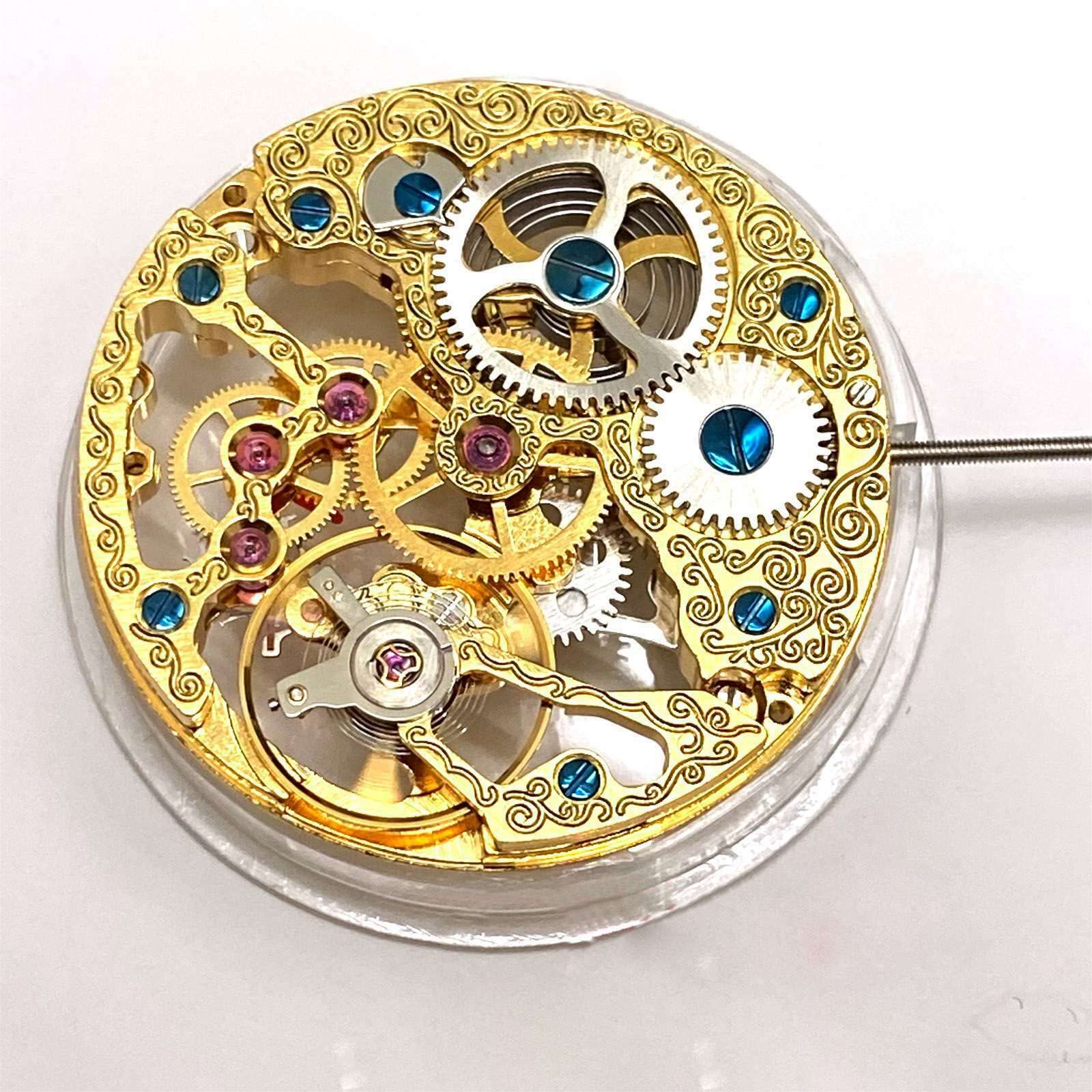 WANSUPYIN 2023 21600 bph Hollow Skeleton 6497 Movement Hand Winding fit for Vintage Men's Watch Accessories