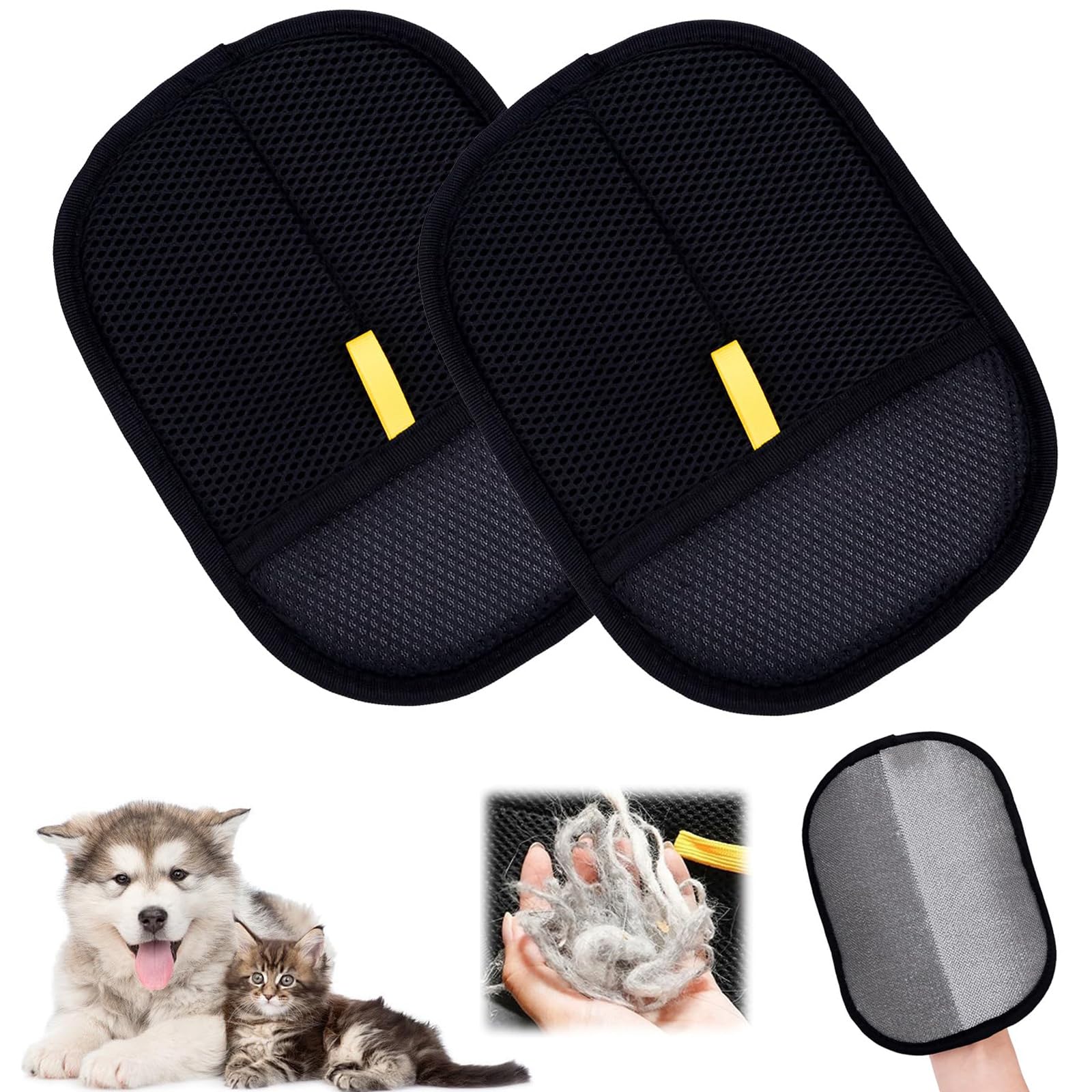 handschuh tierhaarentfernung BrvDrn Tierhaarentfernung,2 Stück Tierhaarentferner Handschuh, Pet Hair Remover Handschuhe für Katzen und Hunde, zum Waschen Entfernen von Haaren und Pflegen Haustier Holsters & Pouches Type:Off White What is a Gravel