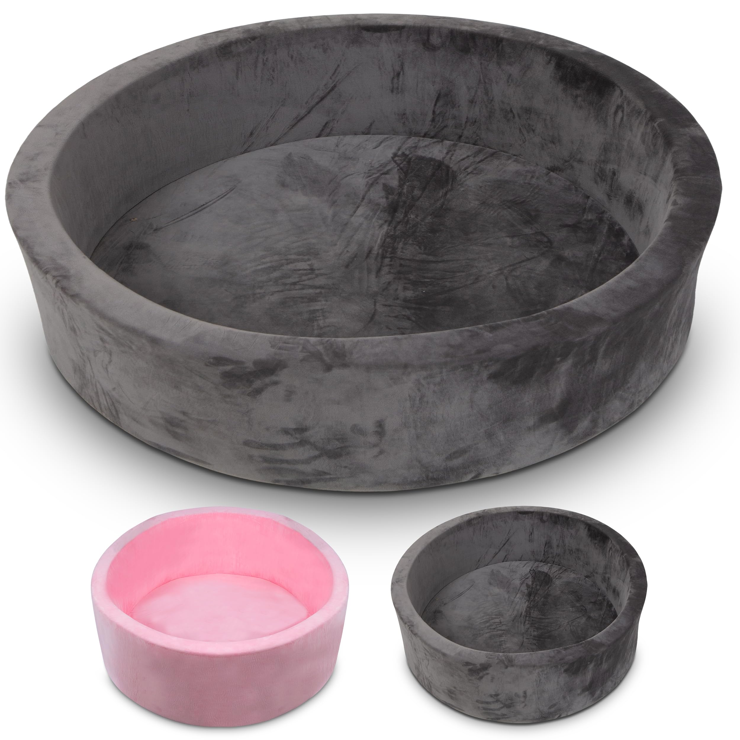 NGPLUSH Foam Ball Pit for Toddlers with 30D Memory Foam - 47.2