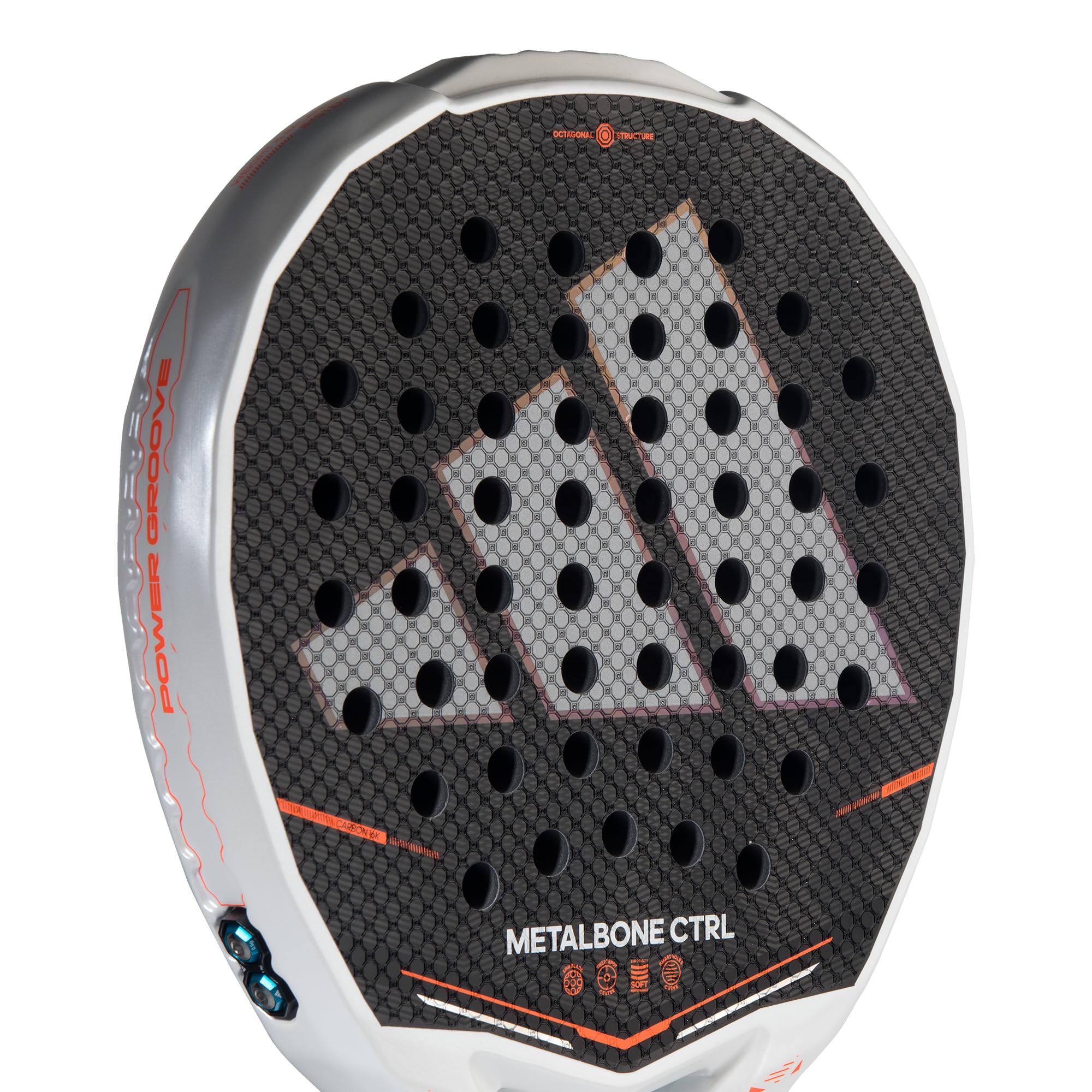 adidas Metalbone Ctrl 2026 Racchetta da paddle bianca 500 g